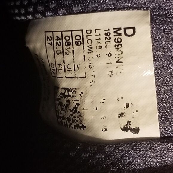 New Balance 990v5 Men's Size 9 Navy Blue Suede Running Shoes Sneakers M990NV5 - Picture 6 of 6